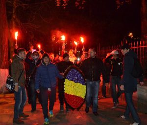 Procesiune nationalisti Republica Moldova memoria Doina si Ion Aldea-Teodorovici 2014